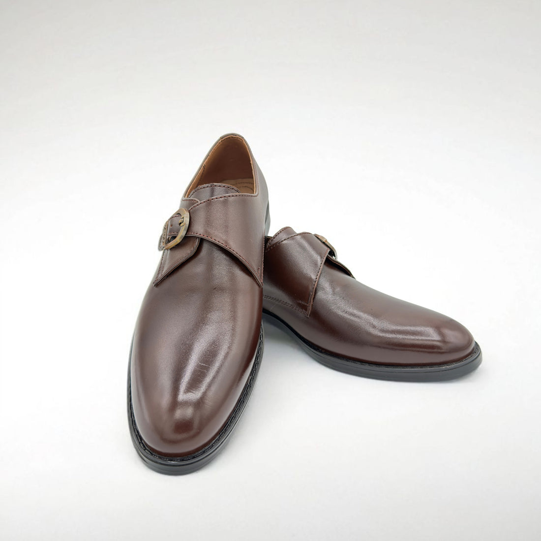 The Brown Leather Monk Strap – Classic & Elegant