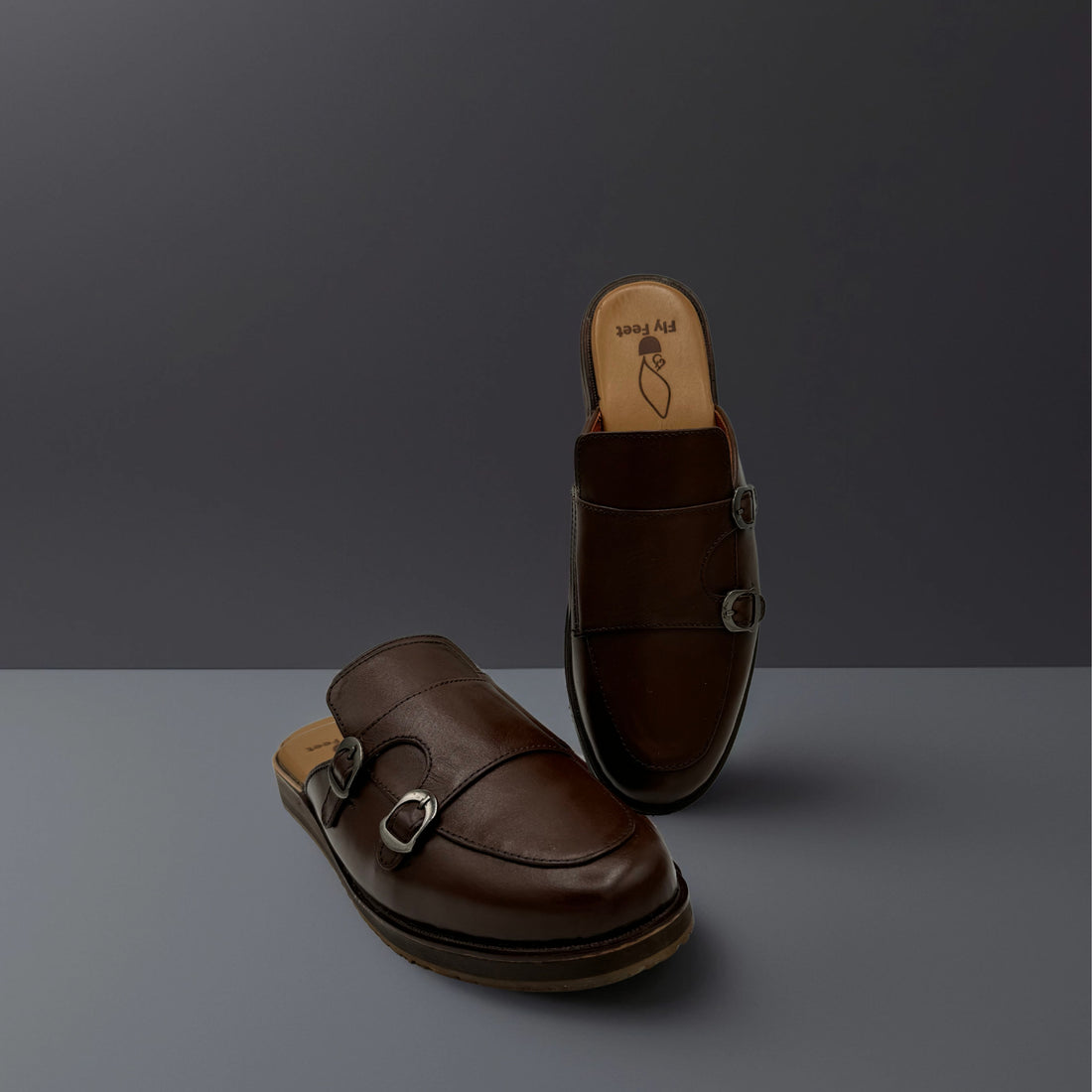 The Brown Leather Mules – Timeless Elegance & Comfort