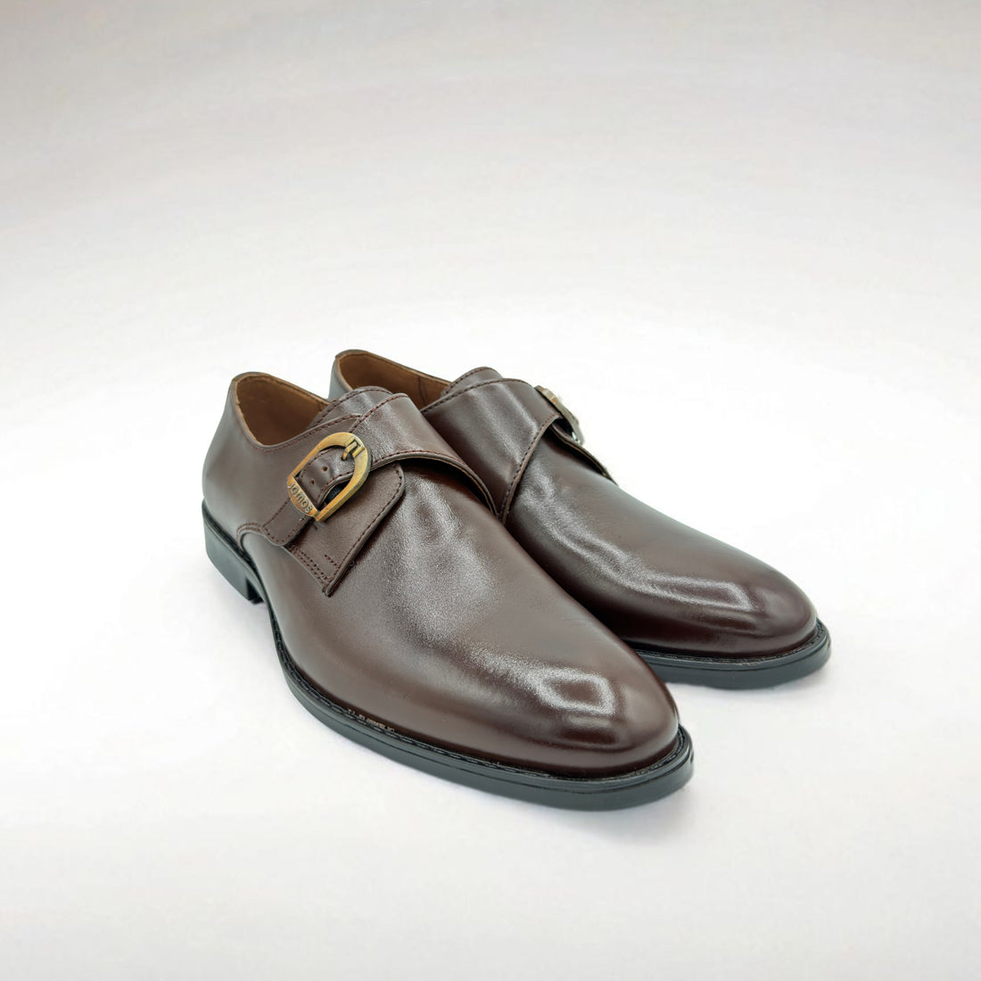 The Brown Leather Monk Strap – Classic & Elegant