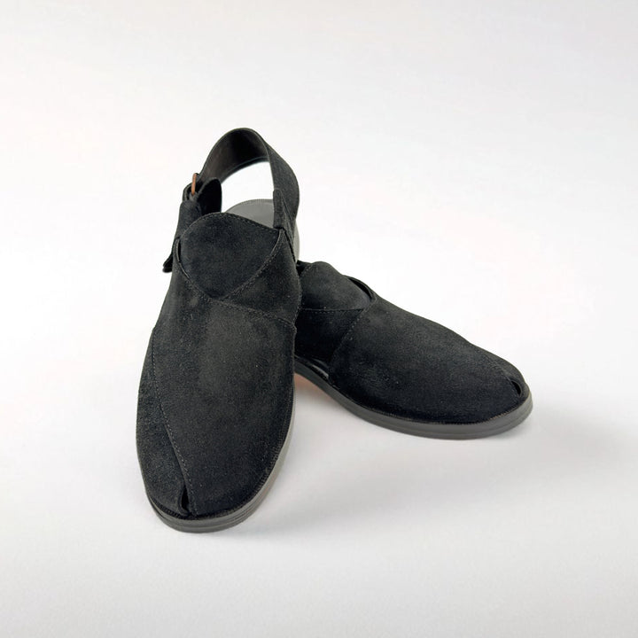 The Suede Leather Peshawari Chappal – Elegant & Timeless