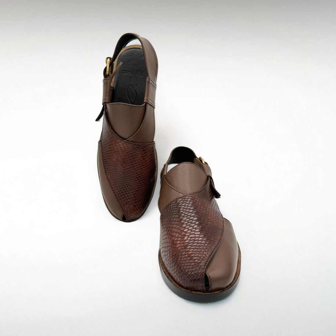 The Brown Leather Peshawari Chappal– Traditional & Stylish