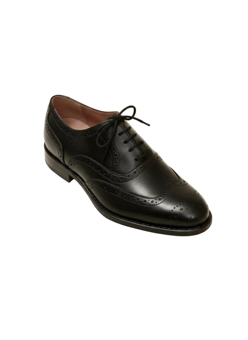 The Westminster Black Wingtip Oxford