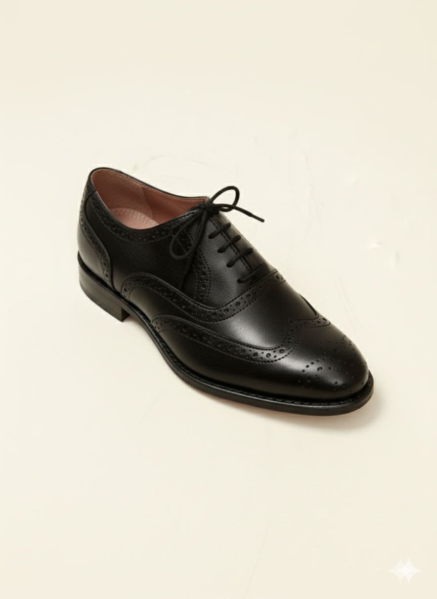 The Westminster Black Wingtip Oxford