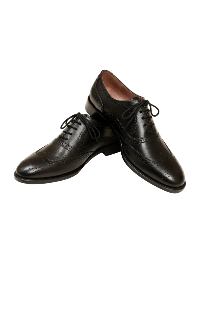 The Westminster Black Wingtip Oxford