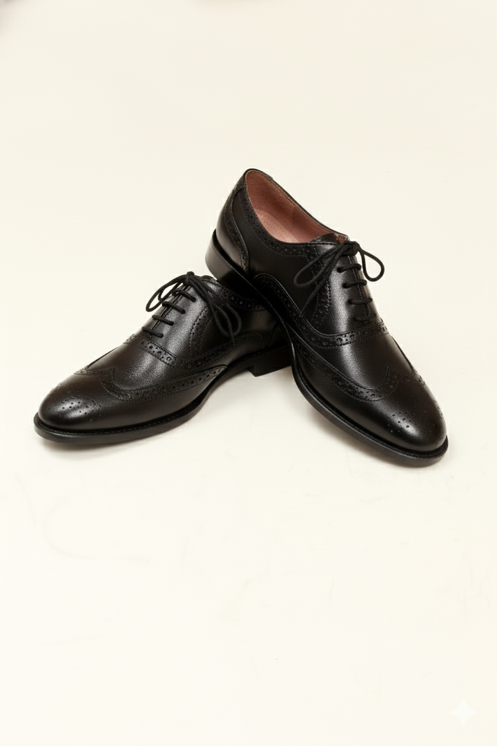 The Westminster Black Wingtip Oxford