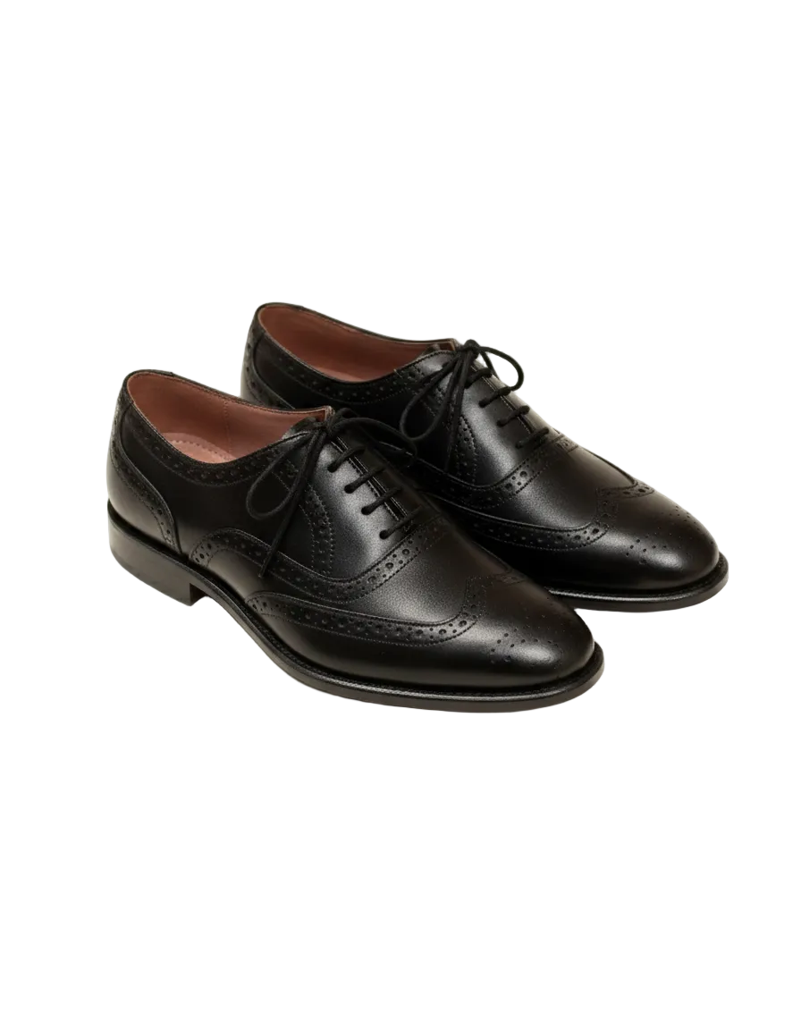 The Westminster Black Wingtip Oxford