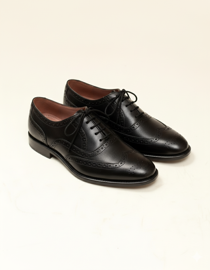 The Westminster Black Wingtip Oxford