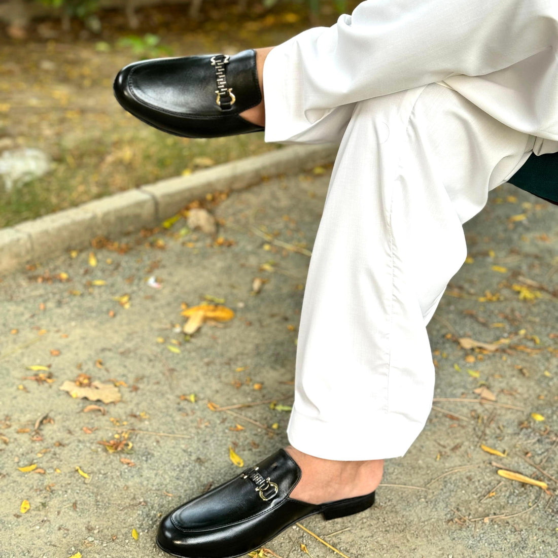 The Black Leather Mules – Timeless Elegance & Comfort