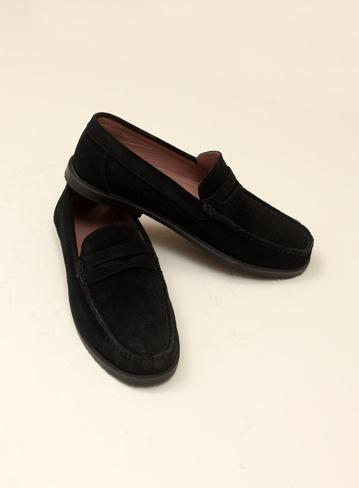 The Black Suede Loafer