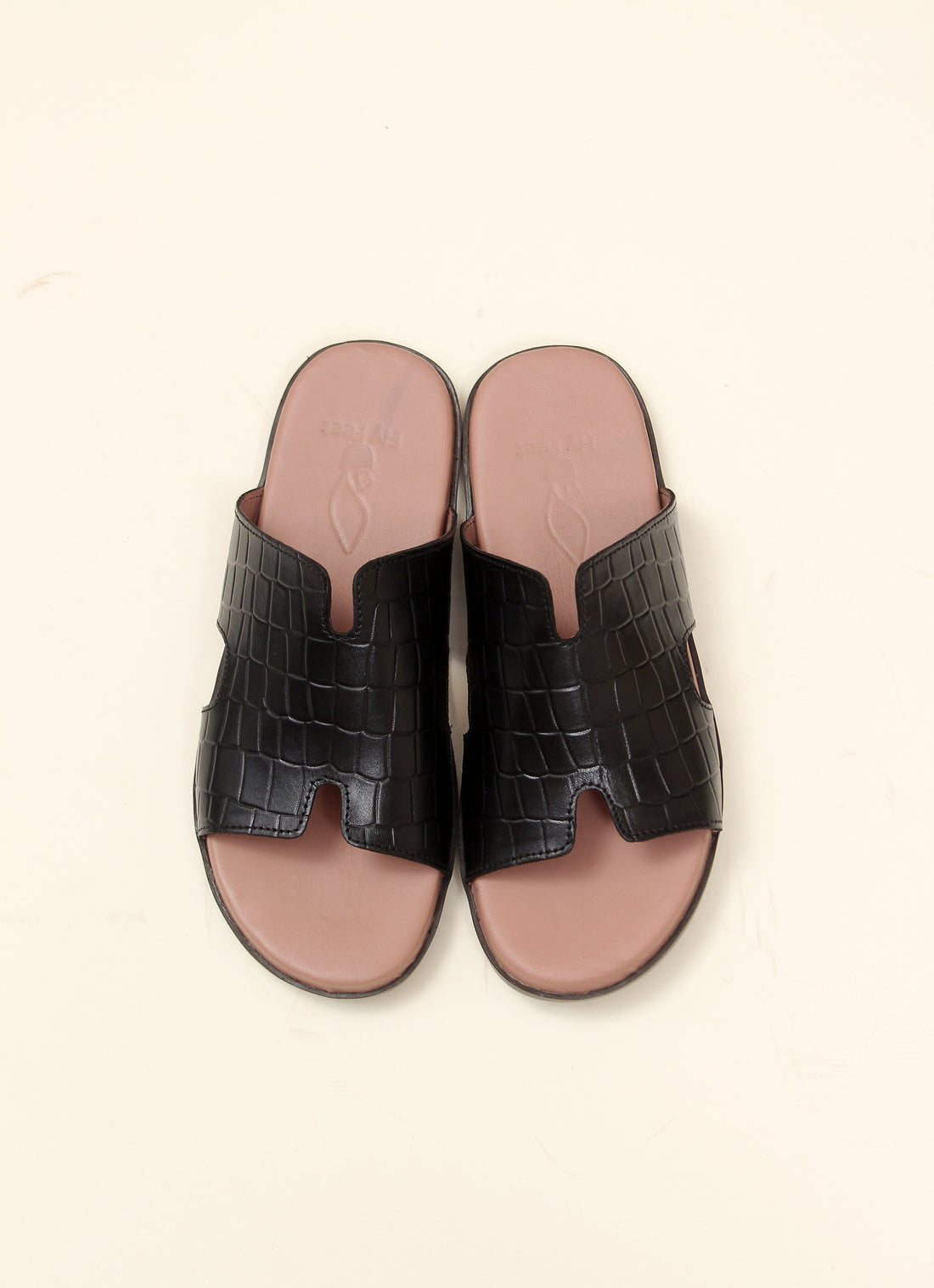 The Luxe Croco Slide