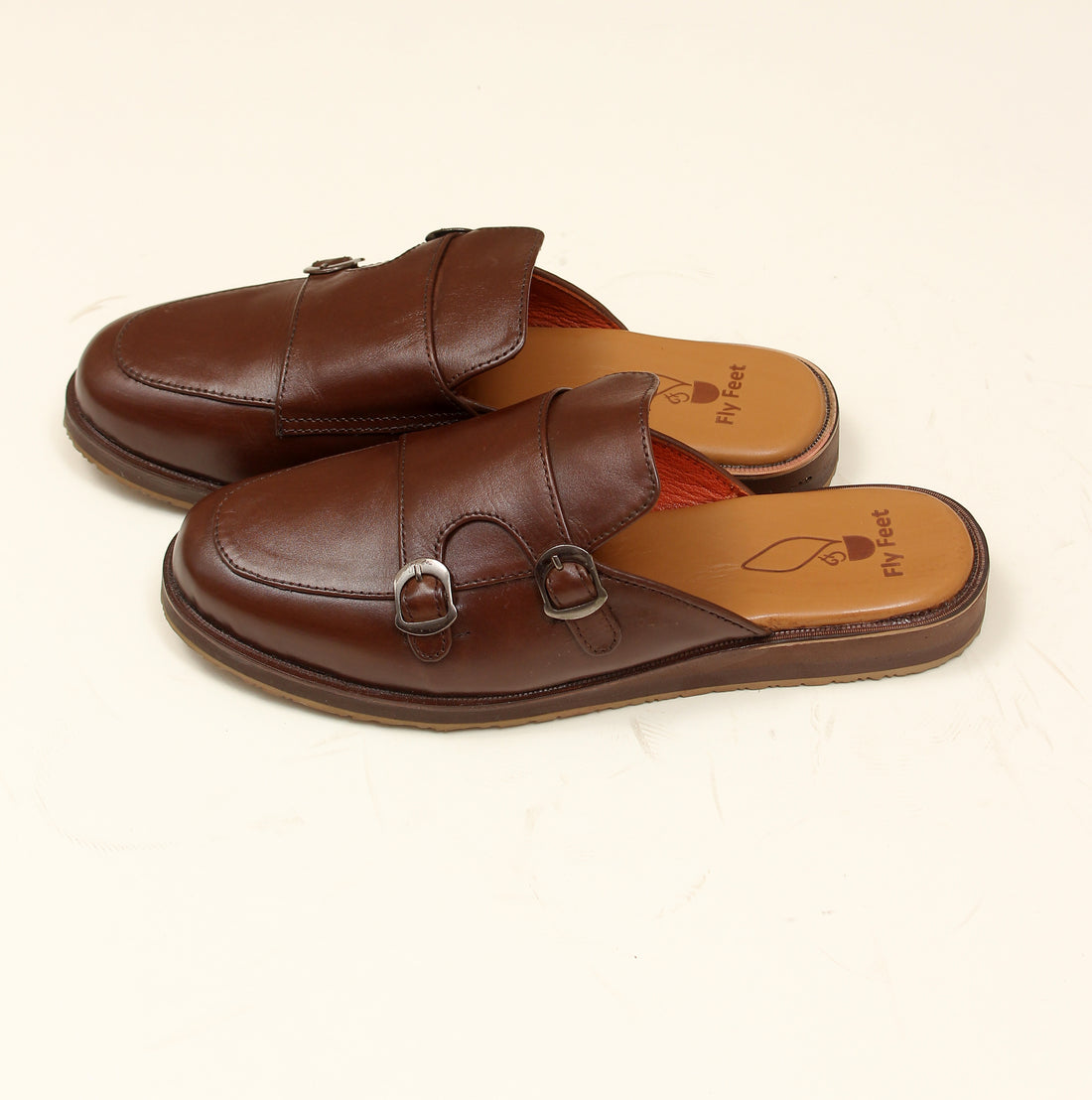 The Brown Leather Mules – Timeless Elegance & Comfort