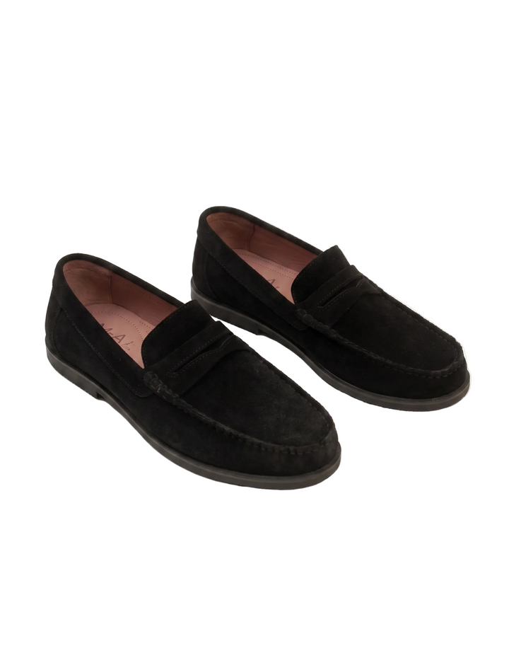 The Black Suede Loafer
